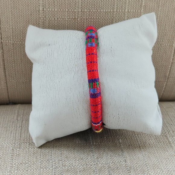 Unisex Wristband Multi Color Canvas Bracelet Fashion Jewelry Adjustable Bracelet - Picture 3 of 12